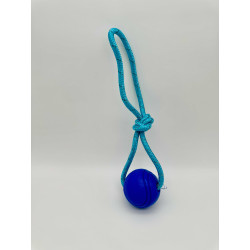 Dog ball with string