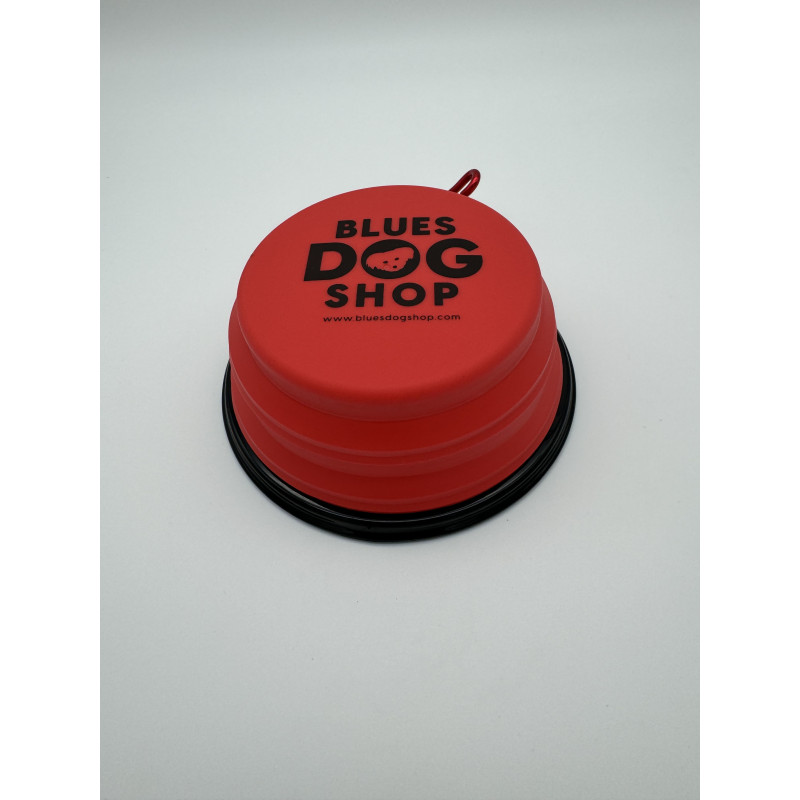 Foldable round dog bowl