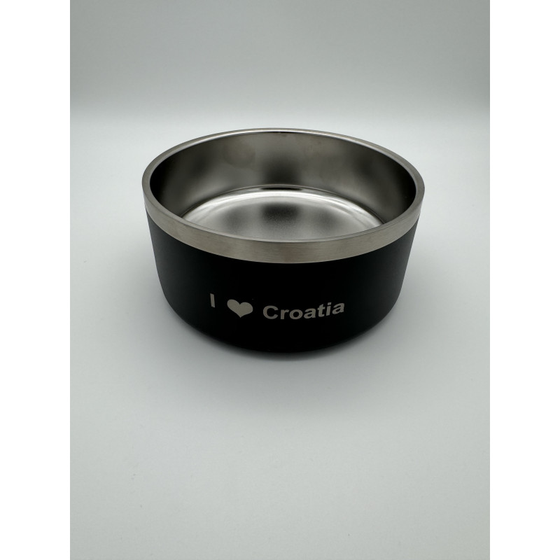 Eleganter Edelstahlnapf