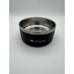 Eleganter Edelstahlnapf