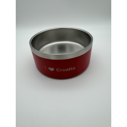 Eleganter Edelstahlnapf