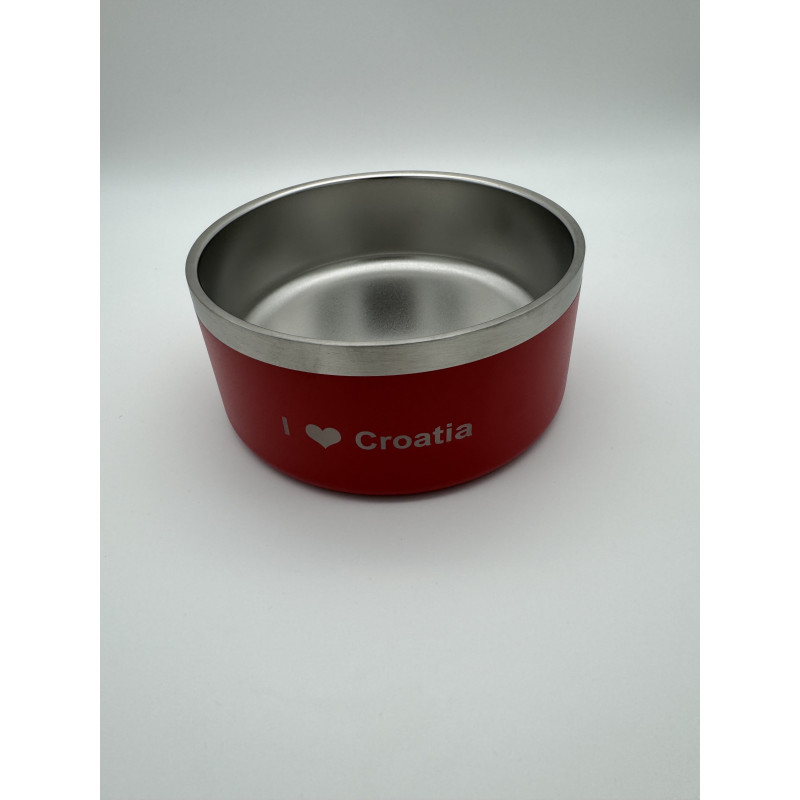 Eleganter Edelstahlnapf