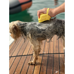 Badebürste mit Shampoospender