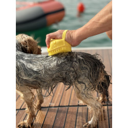 Badebürste mit Shampoospender