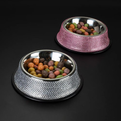 Bowl with rhinestones