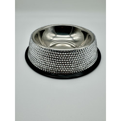 Bowl with rhinestones