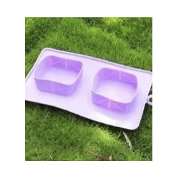 Food and water bowl for on the go